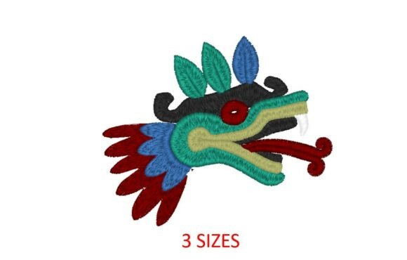 Aztec Snake Embroidery Design - Digital Review