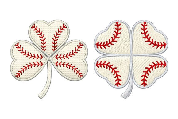 Baseball Shamrock Clover Embroidery Design Review