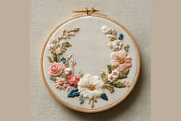 Boho Wedding Wreath Embroidery Pattern Review