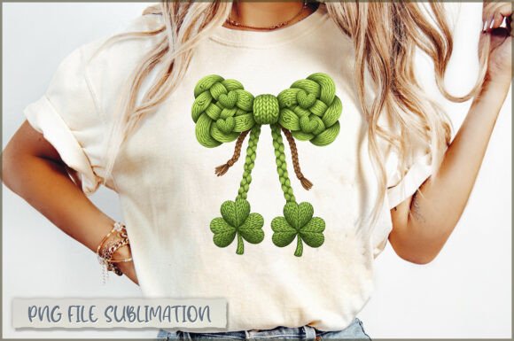 Bow Clover St. Patrick's Embroidery PNG Review