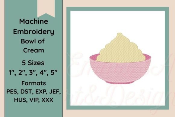 Bowl of Cream Machine Embroidery Design Review