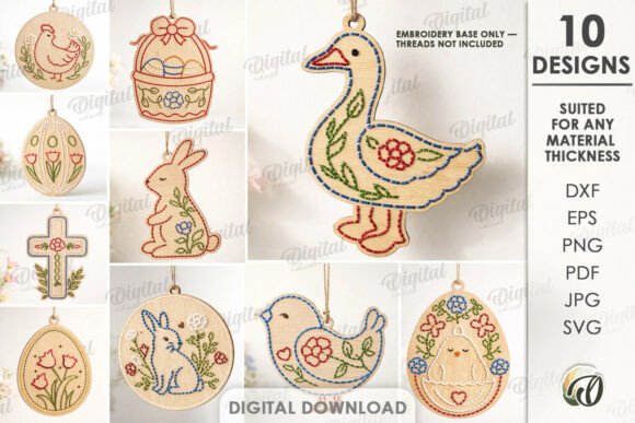 Easter Embroidery Blanks Bundle Laser Review