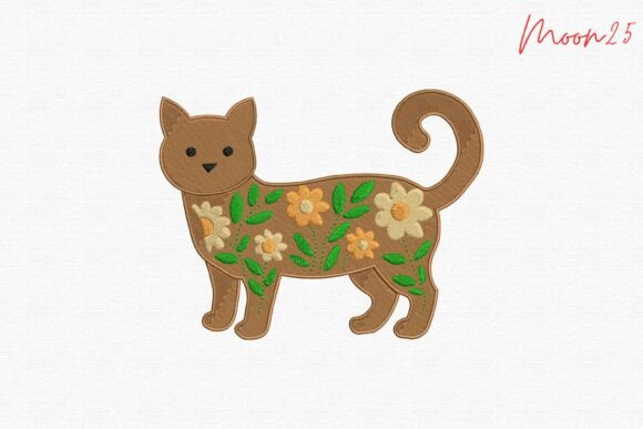 Floral Cat Embroidery Love Design Review