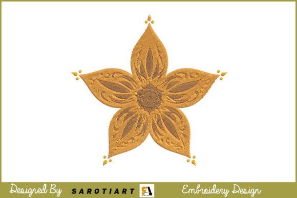 Single Embroidery Design T-shirt Flowers Review