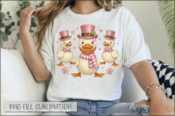 St. Patricks Day Duck Embroidery PNG Review